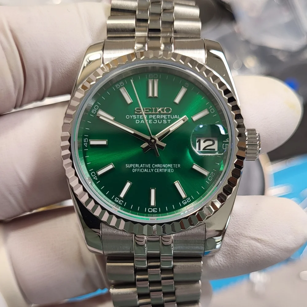 New Seiko Mod 36mm Automatic Watch